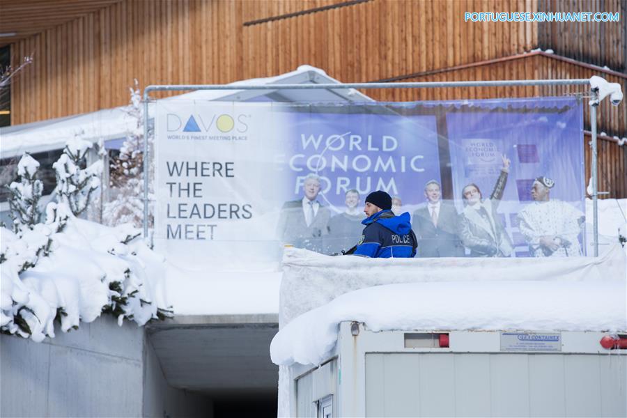 Preparativos para a 47a Reuni?o Anual do Fórum Econ?mico Mundial avan?am em Davos