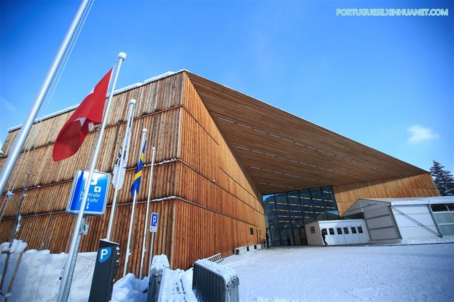 Preparativos para a 47a Reuni?o Anual do Fórum Econ?mico Mundial avan?am em Davos