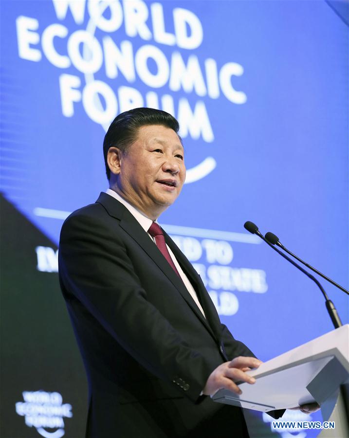Presidente chinês pronuncia discurso no fórum de Davos pela primeira vez para governan?a global