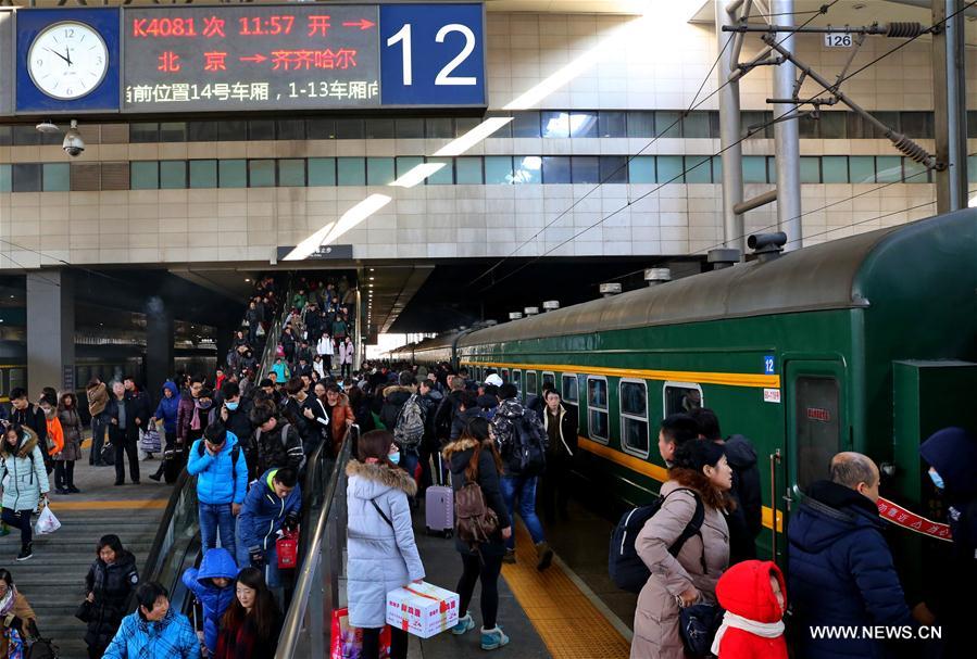 Ferrovias chinesas transportaram 52 milh?es de passageiros durante o Festival da Primavera
