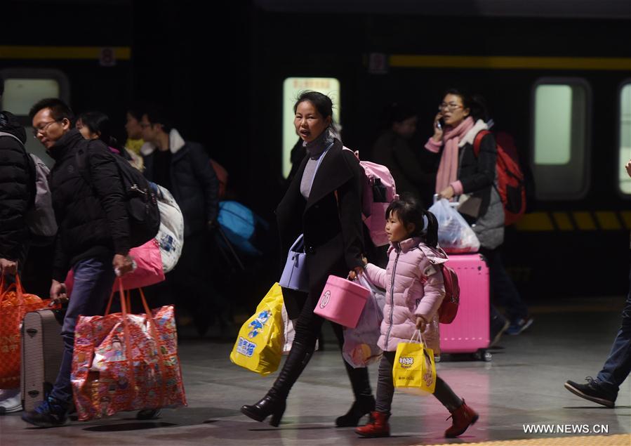 Ferrovias chinesas transportaram 52 milh?es de passageiros durante o Festival da Primavera