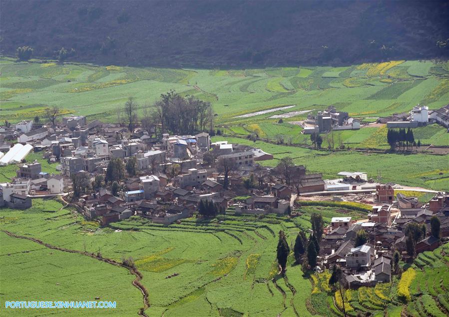 Imagens da Vila de Cuihua em Yunnan