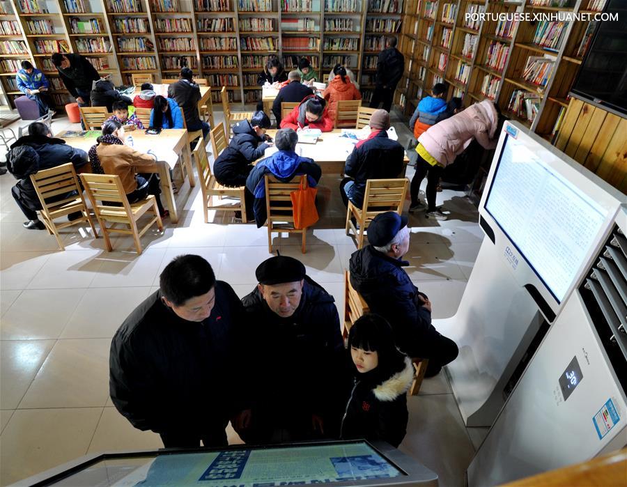 Sete bibliotecas comunitárias s?o instaladas em Hebei desde 2016