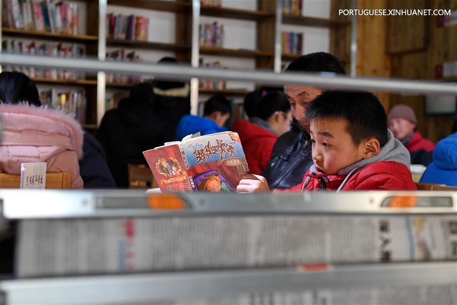 Sete bibliotecas comunitárias s?o instaladas em Hebei desde 2016