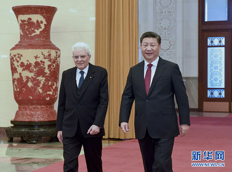 China e Itália refor?am la?os bilaterais