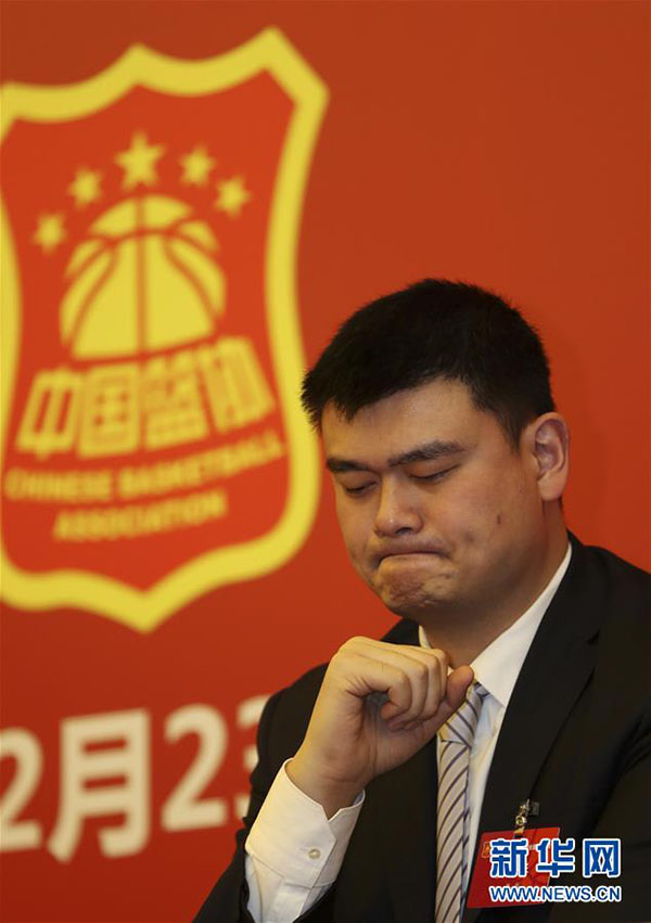 Yao Ming eleito presidente da Associa??o Chinesa de Basquetebol