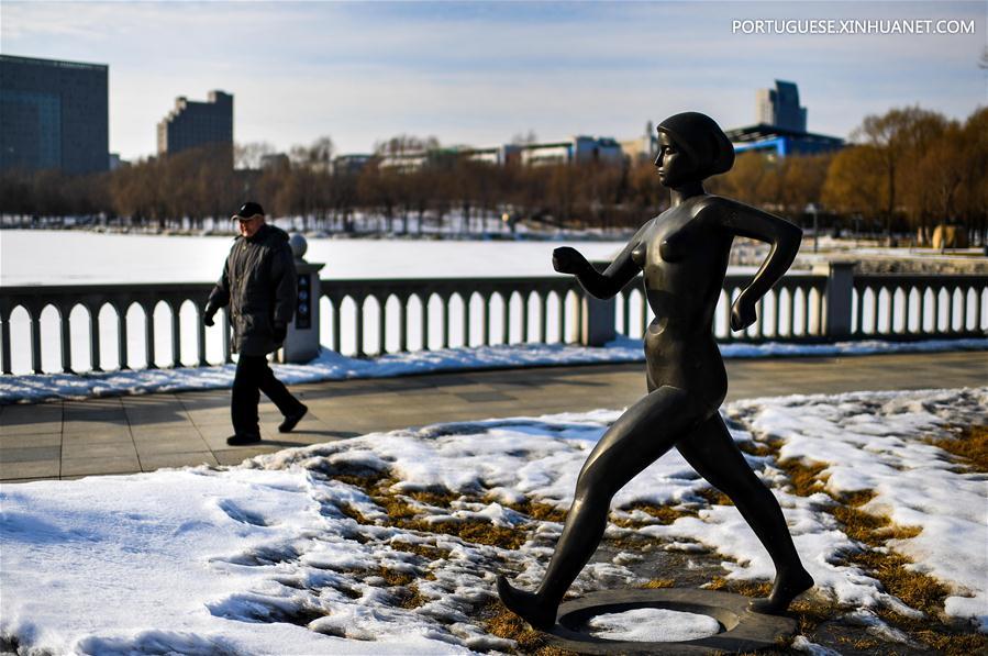 Em imagens: Parque Mundial de Esculturas em Jilin