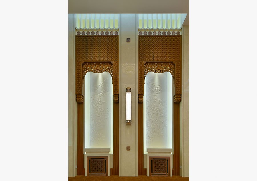 Em imagens: a nova da sala de imprensa no Grande Sal?o do Povo