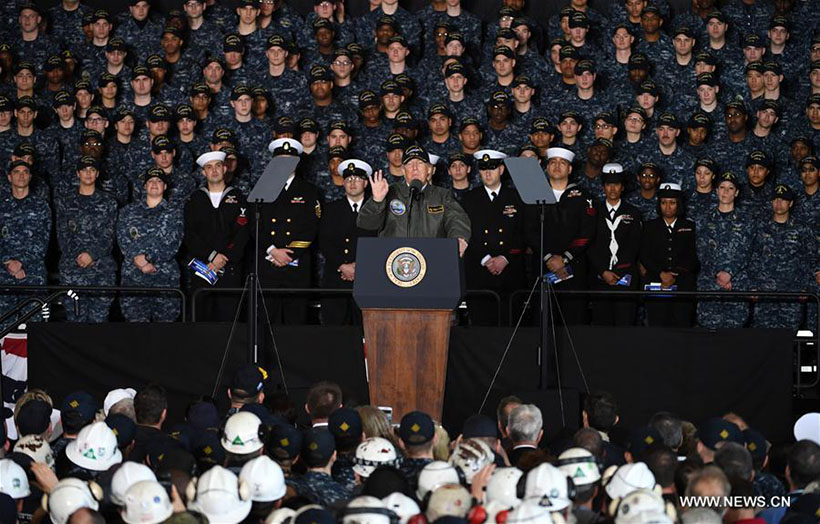 Presidente dos EUA Donald Trump discursou em Virginia