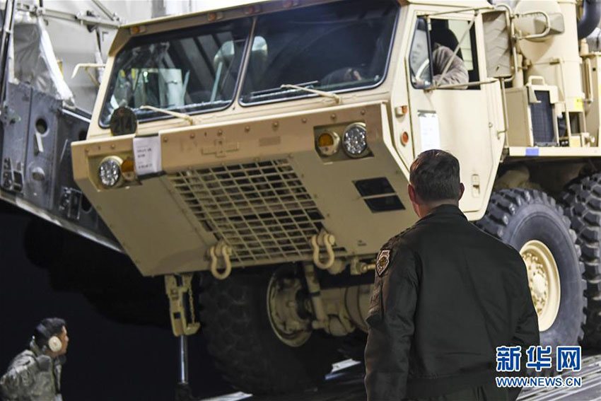 Equipamentos do THAAD come?am a chegar à Coreia do Sul