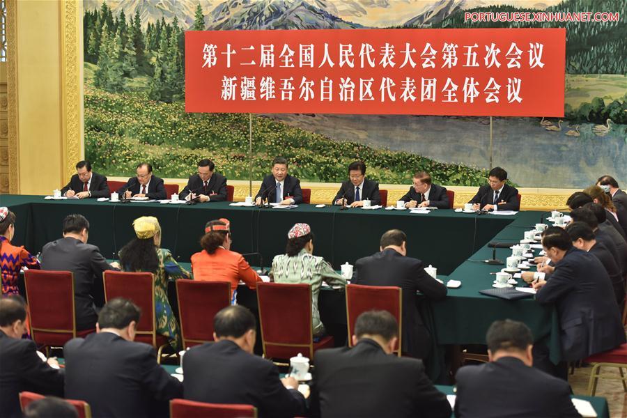 Presidente chinês pede constru??o de uma 