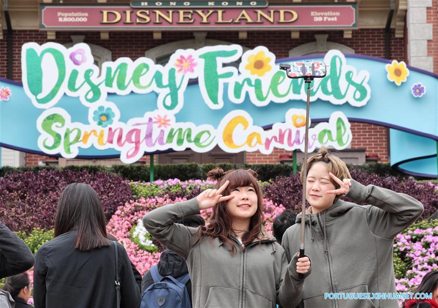 Disney de Hong Kong inicia festividades para o Carnaval da Primavera