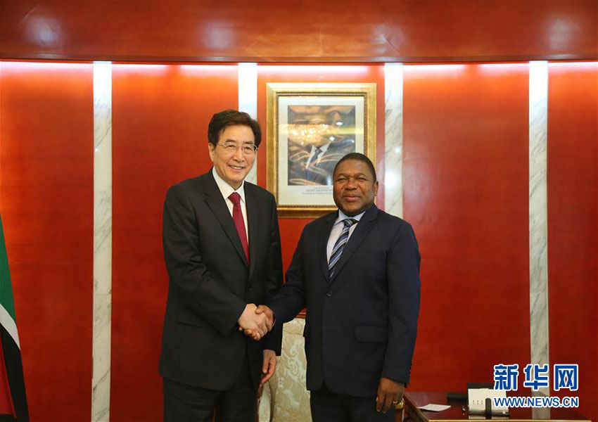 Presidente de Mo?ambique se encontra com secretário do Comitê Municipal de Beijing do PCCh
