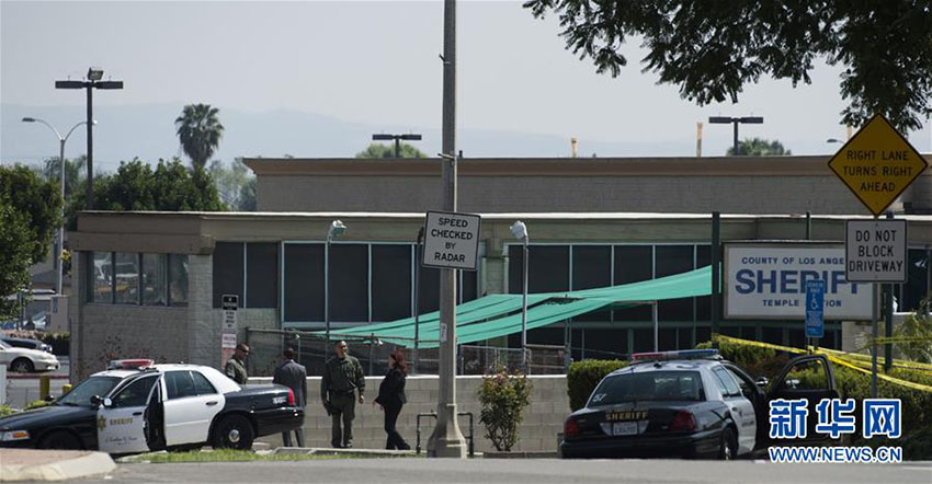 Tiroteio contra polícia ocorrido em Temple City nos EUA