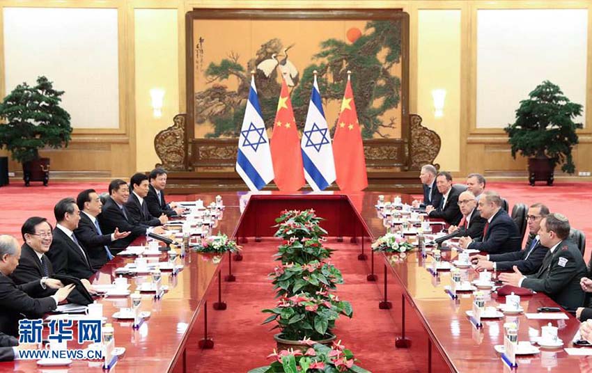 China e Israel concordam em promover coopera??o em inova??o