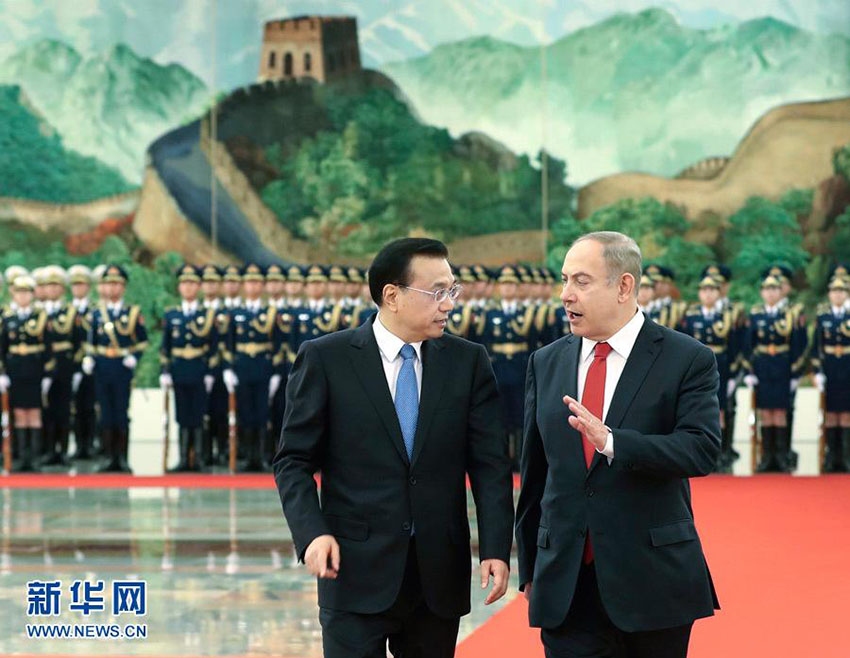 China e Israel concordam em promover coopera??o em inova??o