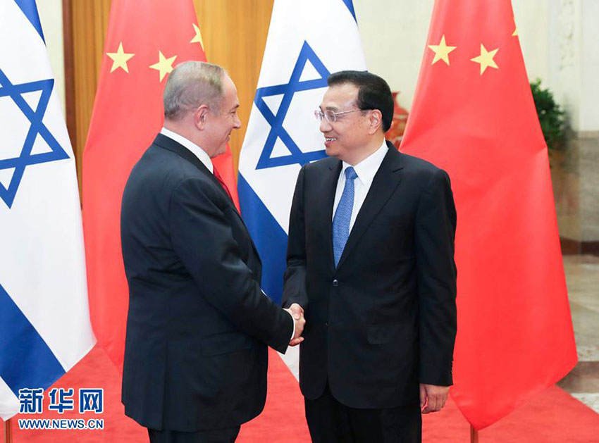 China e Israel concordam em promover coopera??o em inova??o
