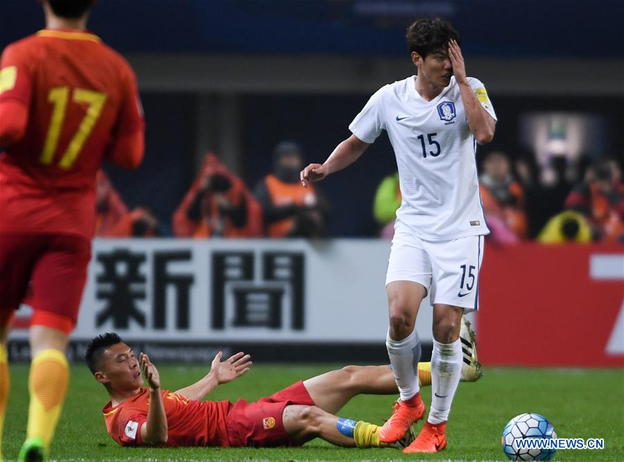 China vence Coreia do Sul e mantém acesa esperan?a de qualifica??o para o Mundial