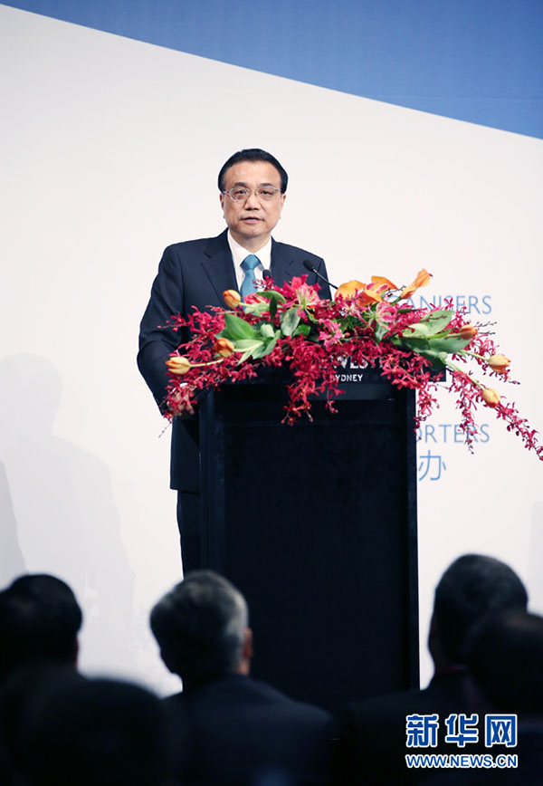 China e Austrália concordam em promover liberaliza??o comercial