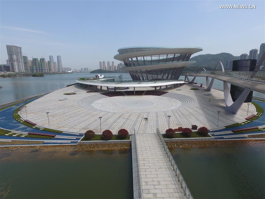 Plataforma panoramica em espiral se torna novo marco de Changsha