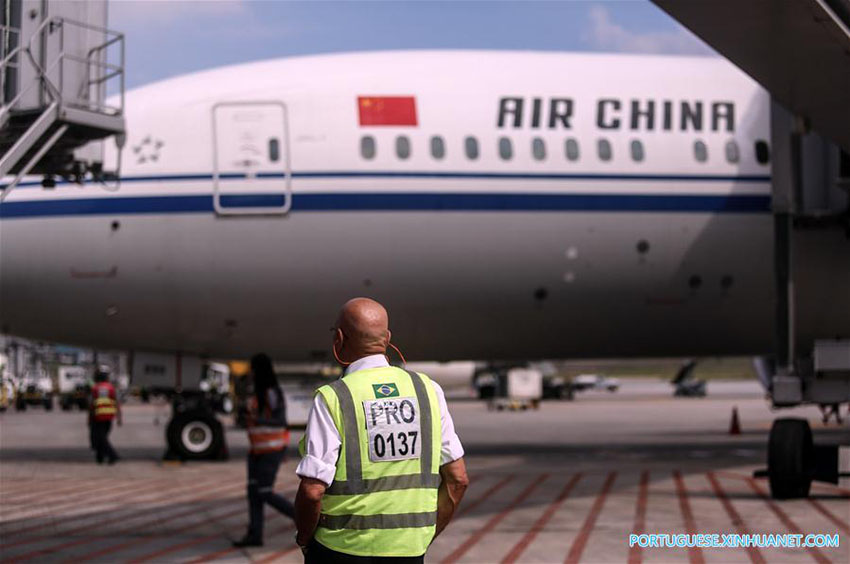 Novo boeing da Air China fará rota entre S?o Paulo e Beijing