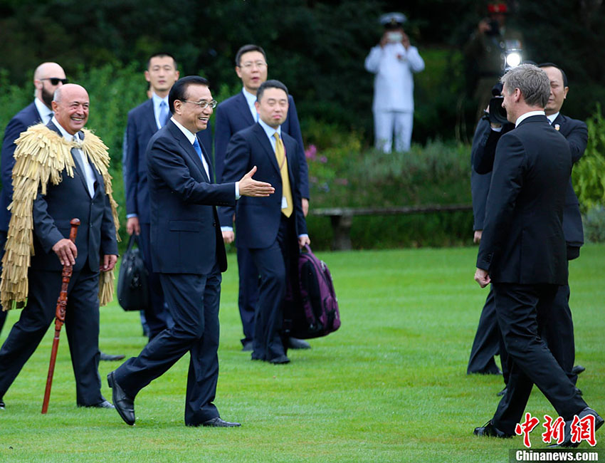 Premiê chinês recebido à maneira Maori