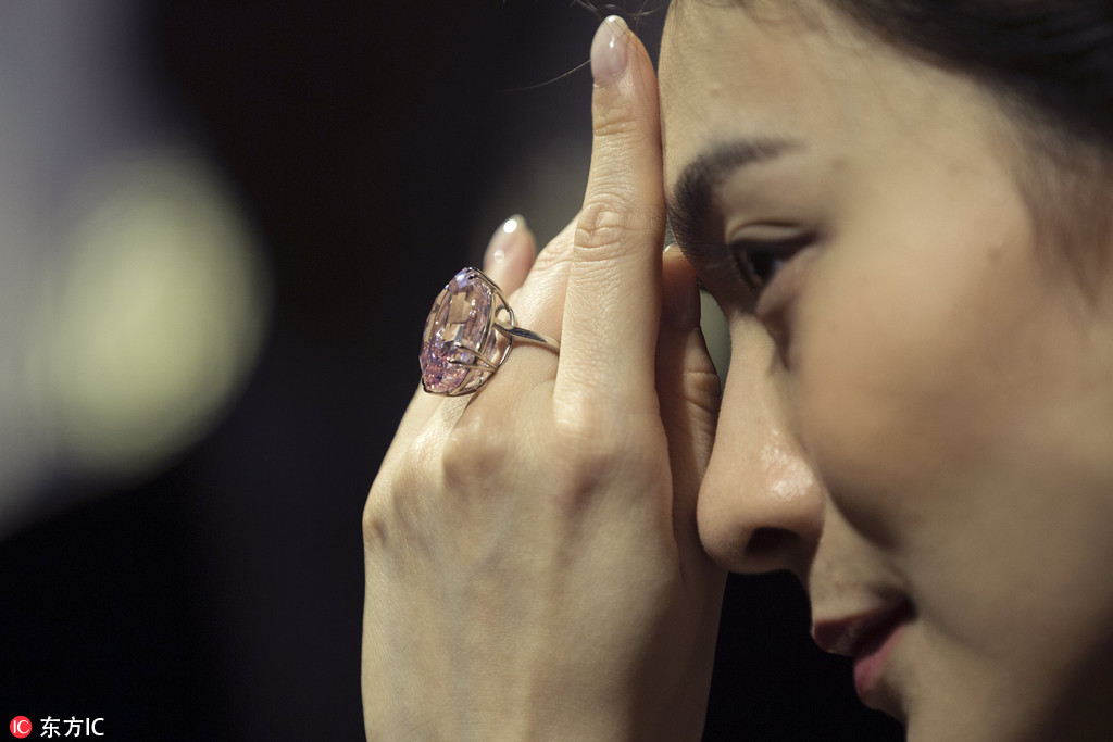 Diamante “Pink Star” será leiloado por mais de 60 milh?es de dólares em Hong Kong