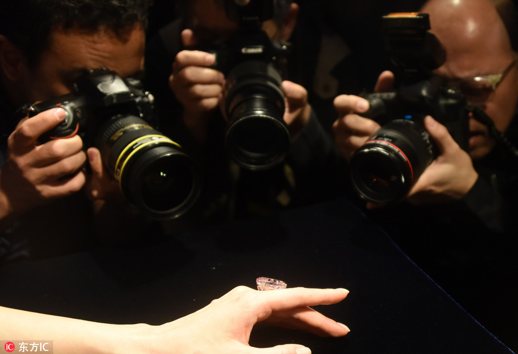 Diamante “Pink Star” será leiloado por mais de 60 milh?es de dólares em Hong Kong