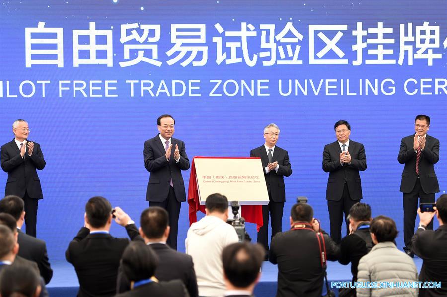 China inaugura sete novas zonas de livre comércio