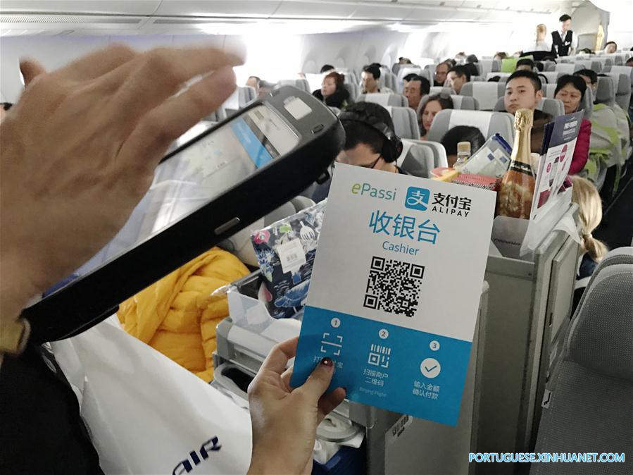 Companhia aérea Finnair oferece sistema de pagamento Alipay nos voos entre Finlandia e China