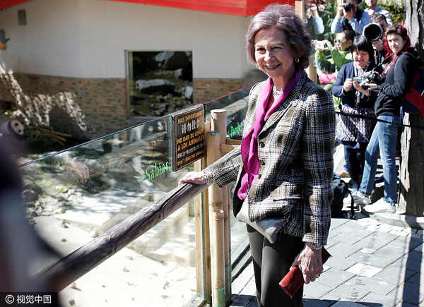 Cria de panda “Chulina” acompanhada por amigos especiais no primeiro passeio ao ar livre