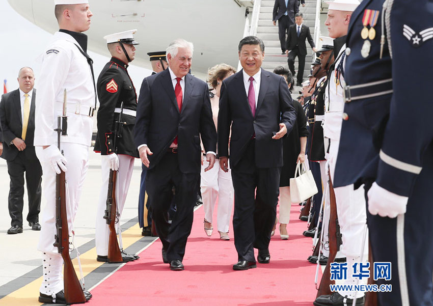 Presidente chinês chega à Flórida para primeira reuni?o com Trump