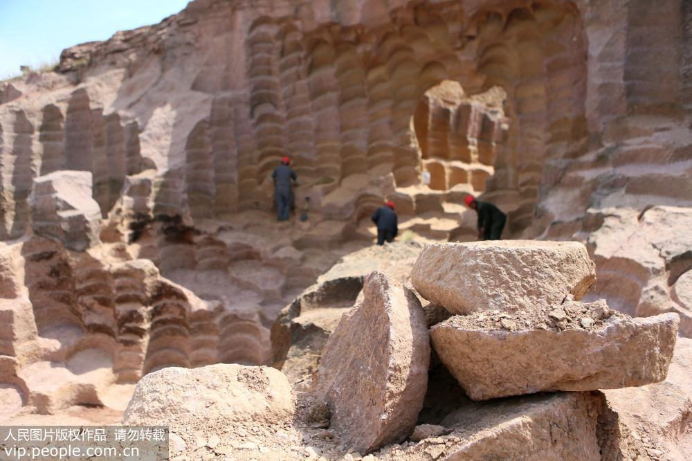Fossos de moinhos de pedra com 600 anos encontrados em Shandong