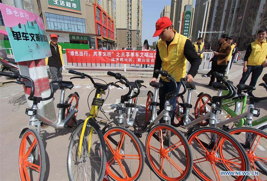 China inicia regulamenta??o dos servi?os de bicicletas compartilhadas