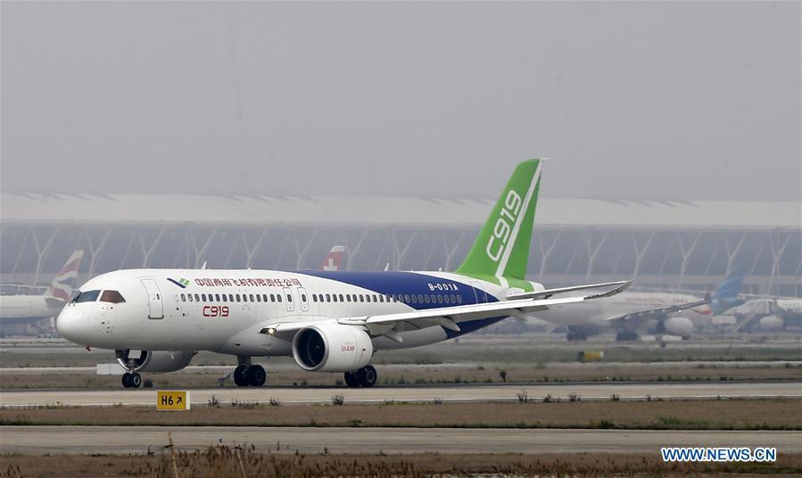 Avi?o de passageiros C919 fabricado pela China decolará em breve