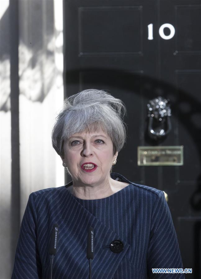 Primeira-ministra britanica antecipa elei??es legislativas para 8 de junho