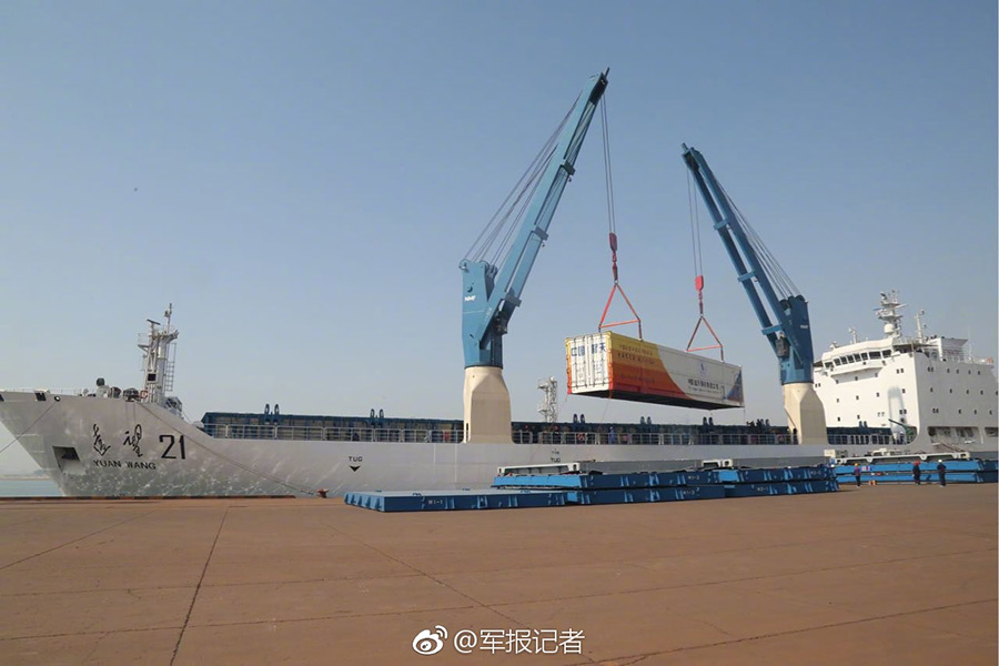 Foguete Longa Marcha-5 Y2 parte para local de lan?amento