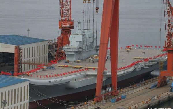 Segundo porta-avi?es da China já se encontra sobre as águas