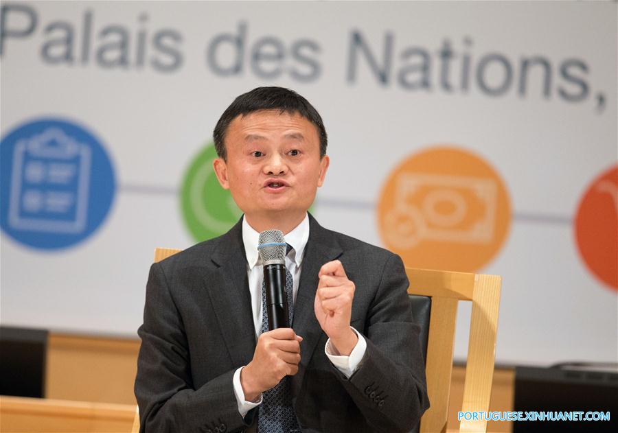 Jack Ma participa da 3a edi??o da Semana do Comércio Eletr?nico da UNCTAD