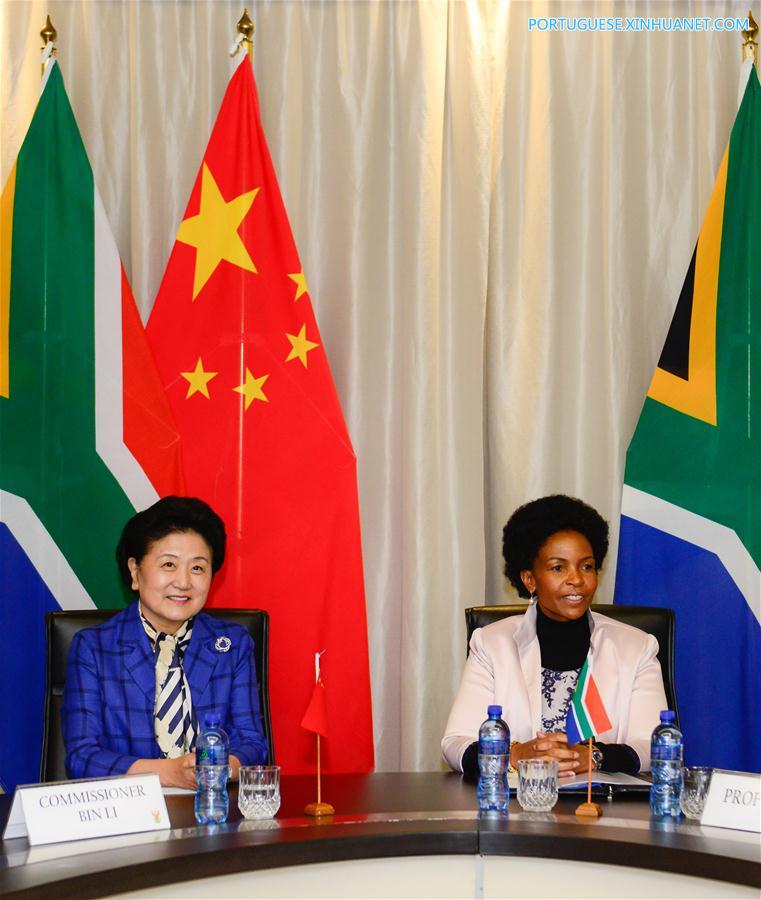 Vice-premiê chinesa elogia amizade entre China e áfrica do Sul