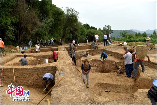 Ruínas de 5 mil anos s?o encontradas em canteiro de obras no sudoeste da China