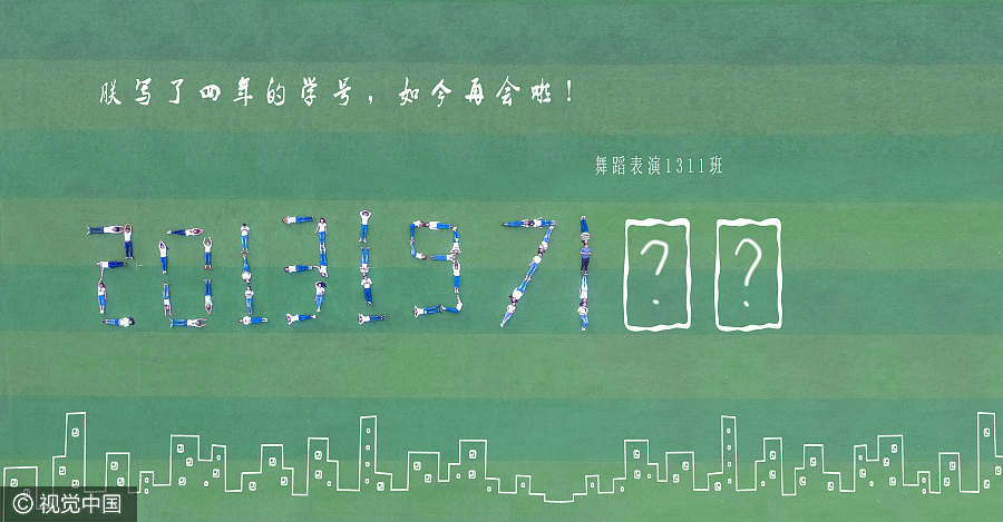 Estudantes registram gradua??o com fotos criativas