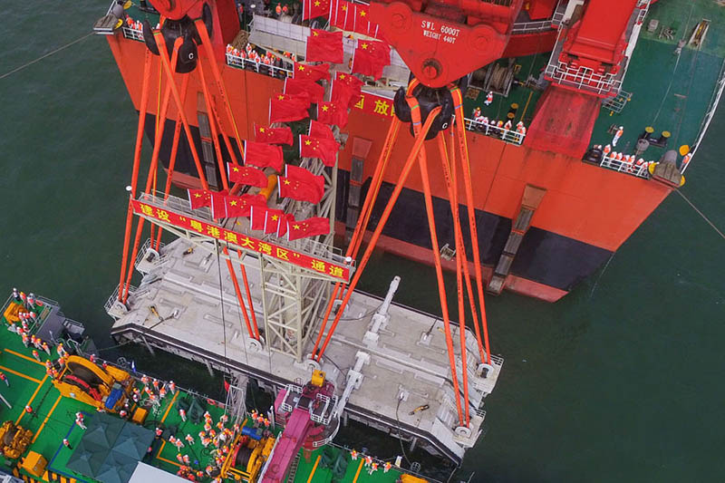 Constru??o da Ponte Hong Kong-Zhuhai-Macau entra em fase de conclus?o