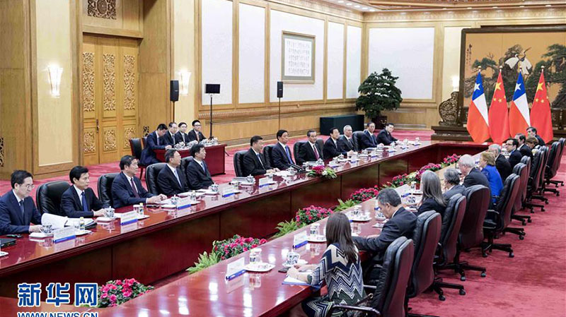 China e Chile aprofundam parceria estratégica abrangente
