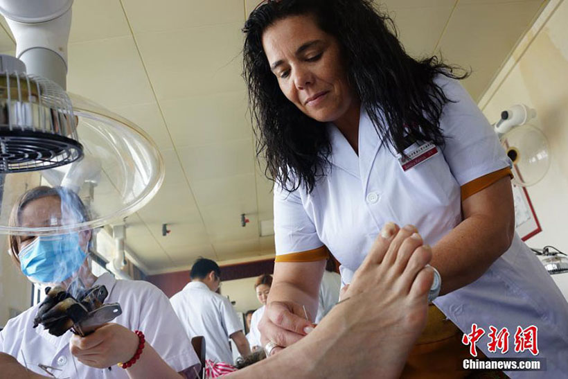 Profissionais de saúdes portugueses aprendem medicina tradicional chinesa em Jiangxi