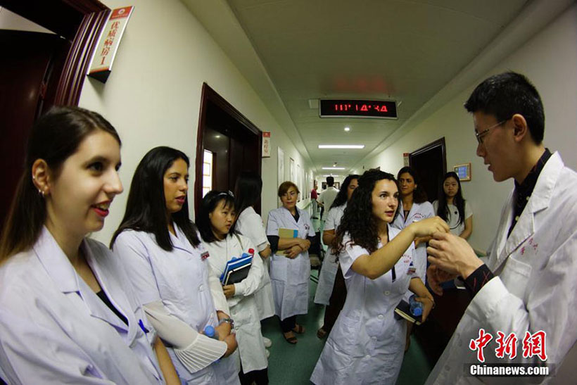 Profissionais de saúdes portugueses aprendem medicina tradicional chinesa em Jiangxi
