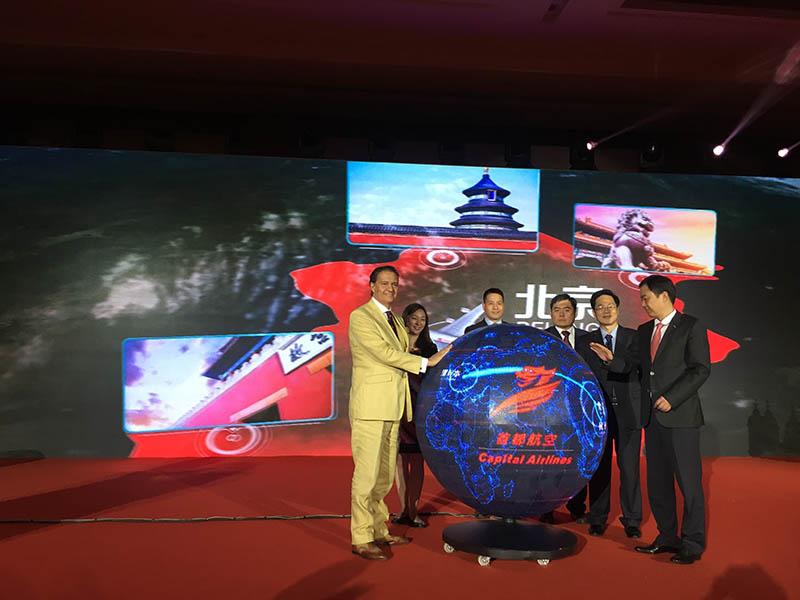 Liga??o aérea direta entre China e Portugal formalizada em cerimónia na capital chinesa