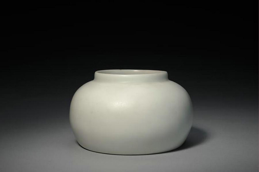 Porcelana azul e branca exibida no Museu de Shandong