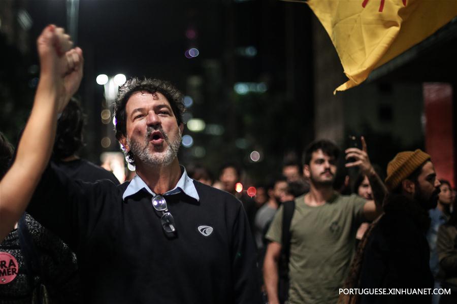 Oposi??o e protestos pedem saída de Temer e elei??o imediata