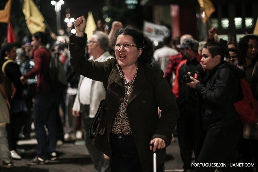 Oposi??o e protestos pedem saída de Temer e elei??o imediata